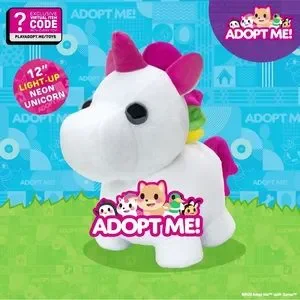 Jazwares Toys Roblox Adopt Me Led Lightup Neon Stuffed Plush